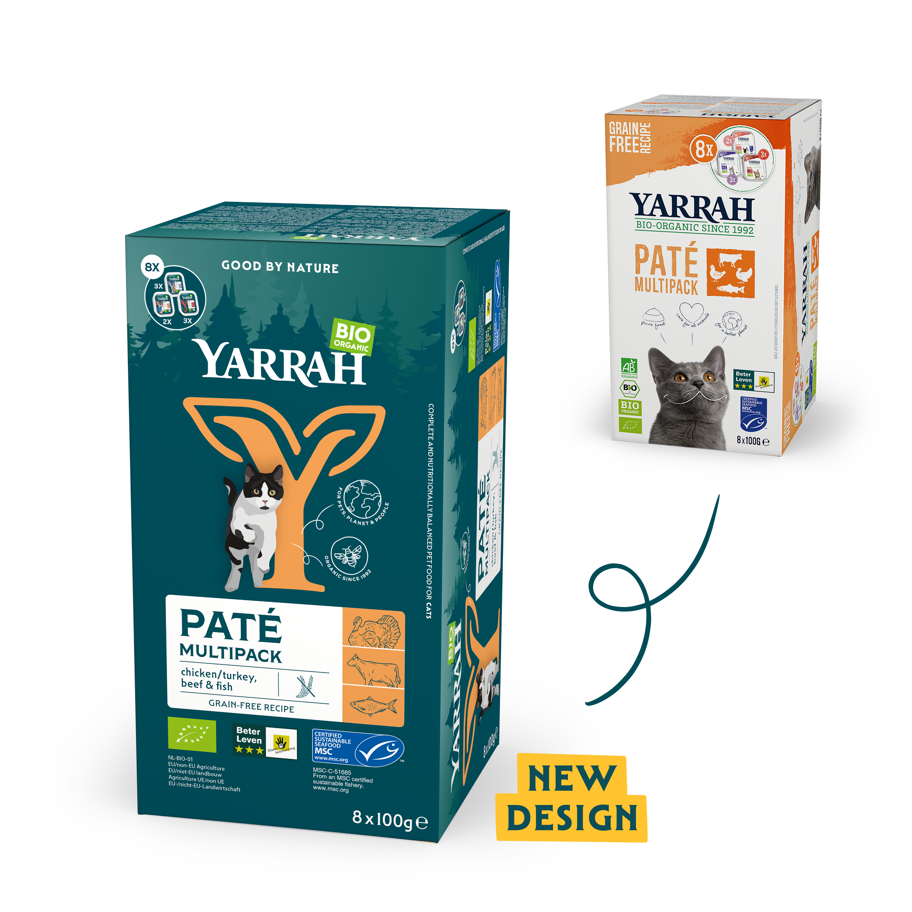 Yarrah cat foor multpack paté new design