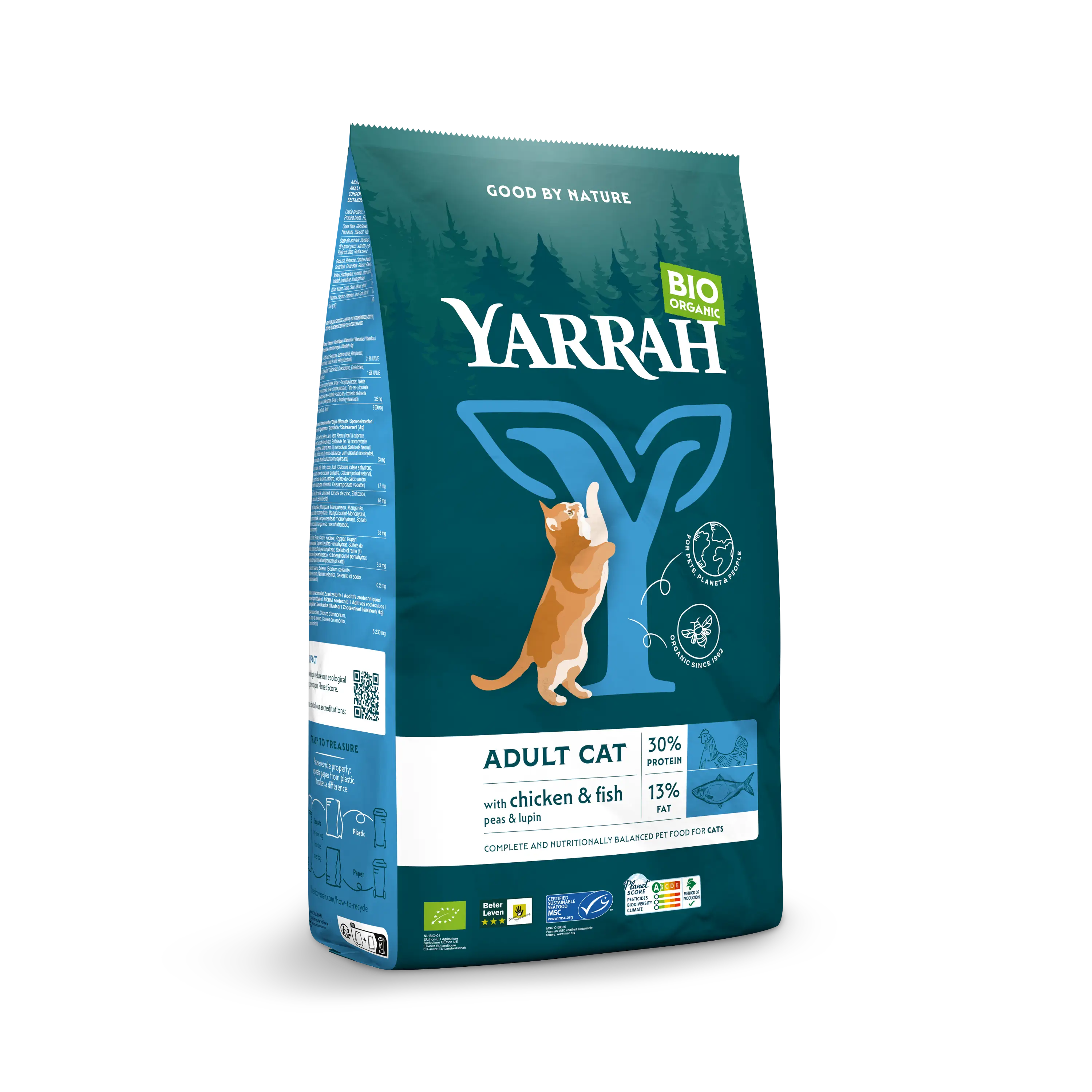 Yarrah organic cat food fish