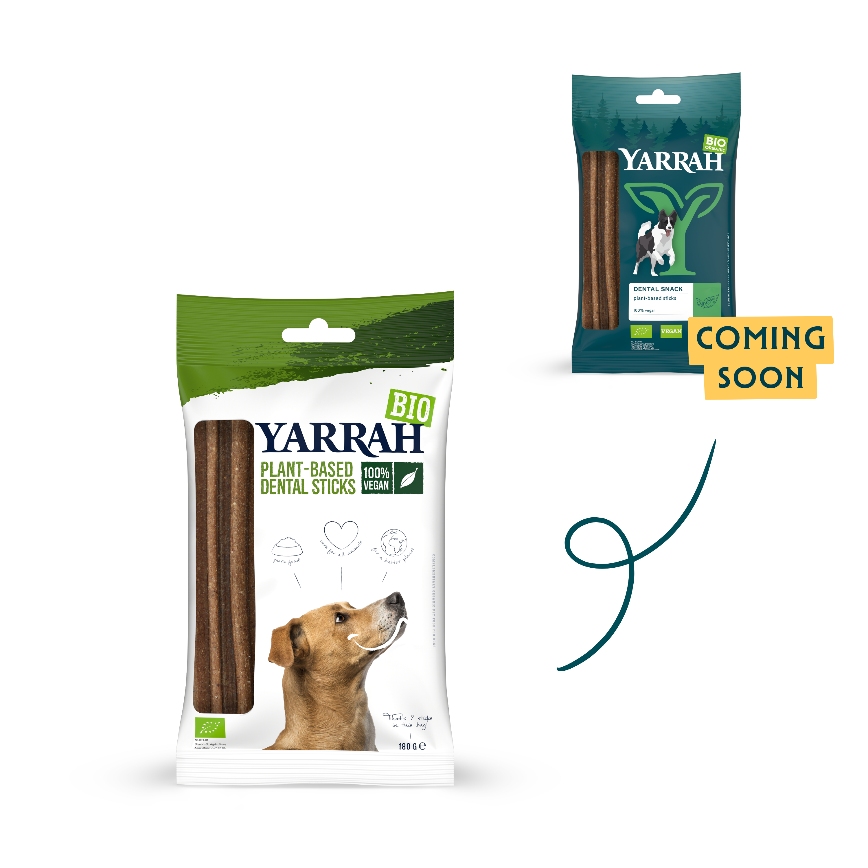 Organic vegan dental sticks for dogs