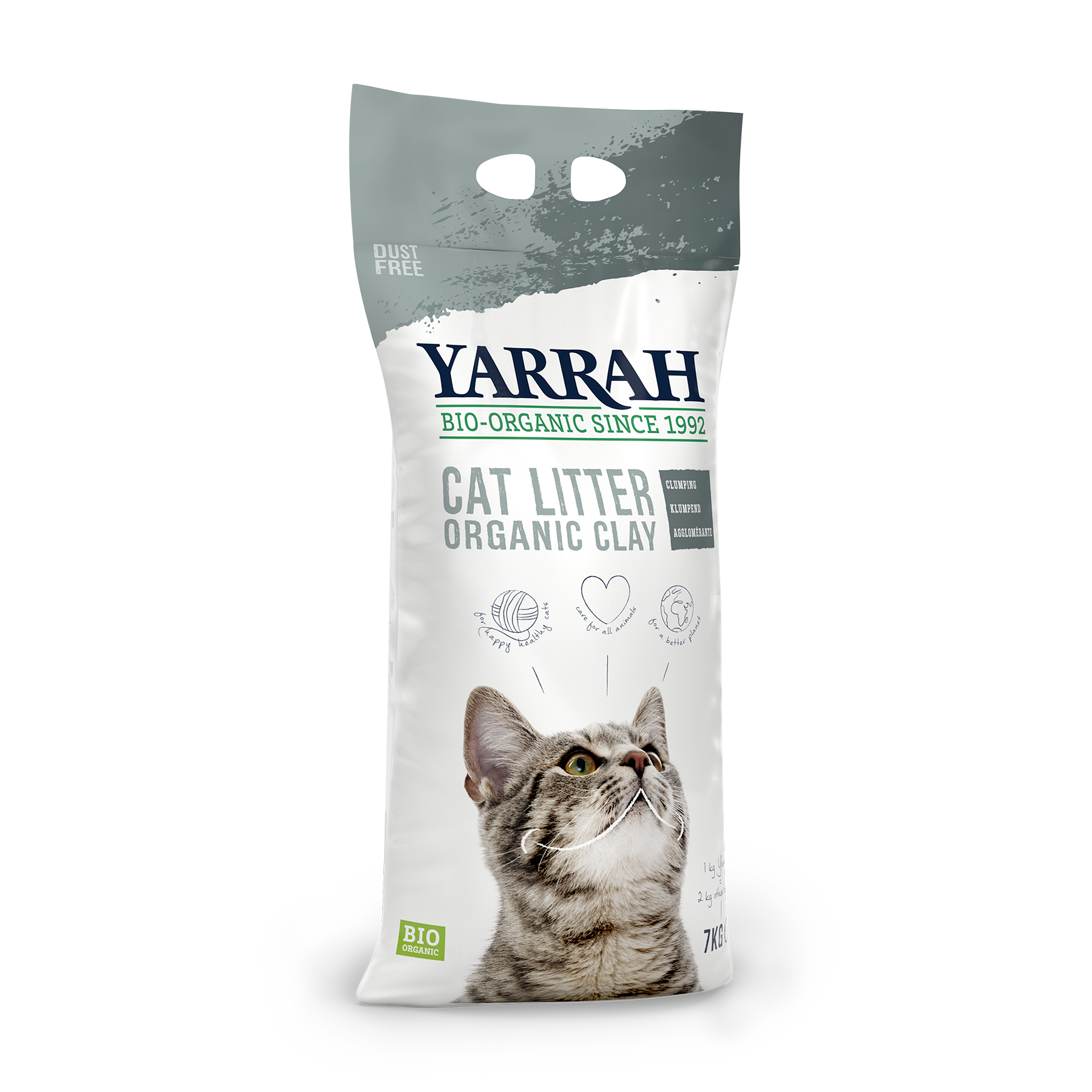 Biologische kattenbakvulling