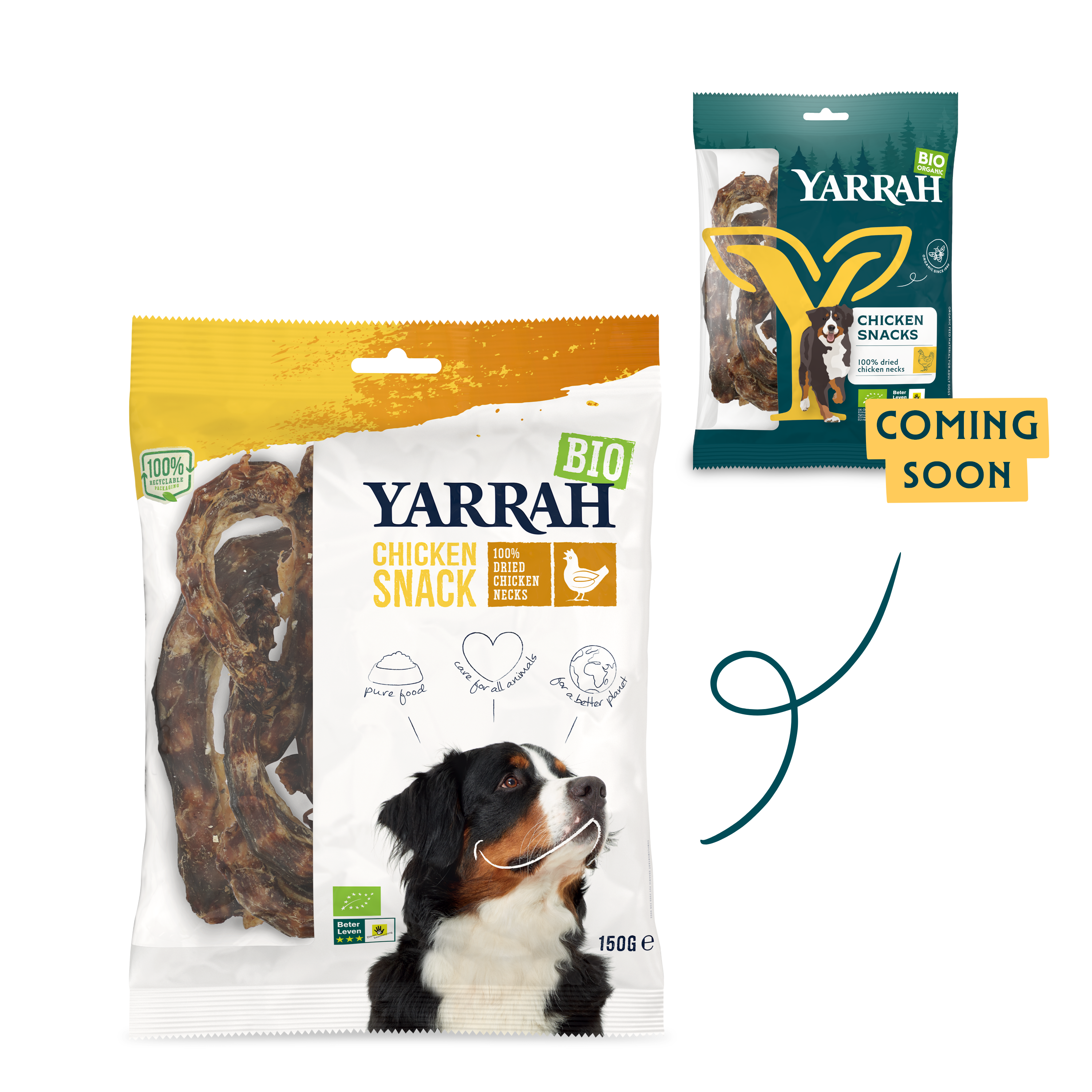 Organic chicken necks for dogs