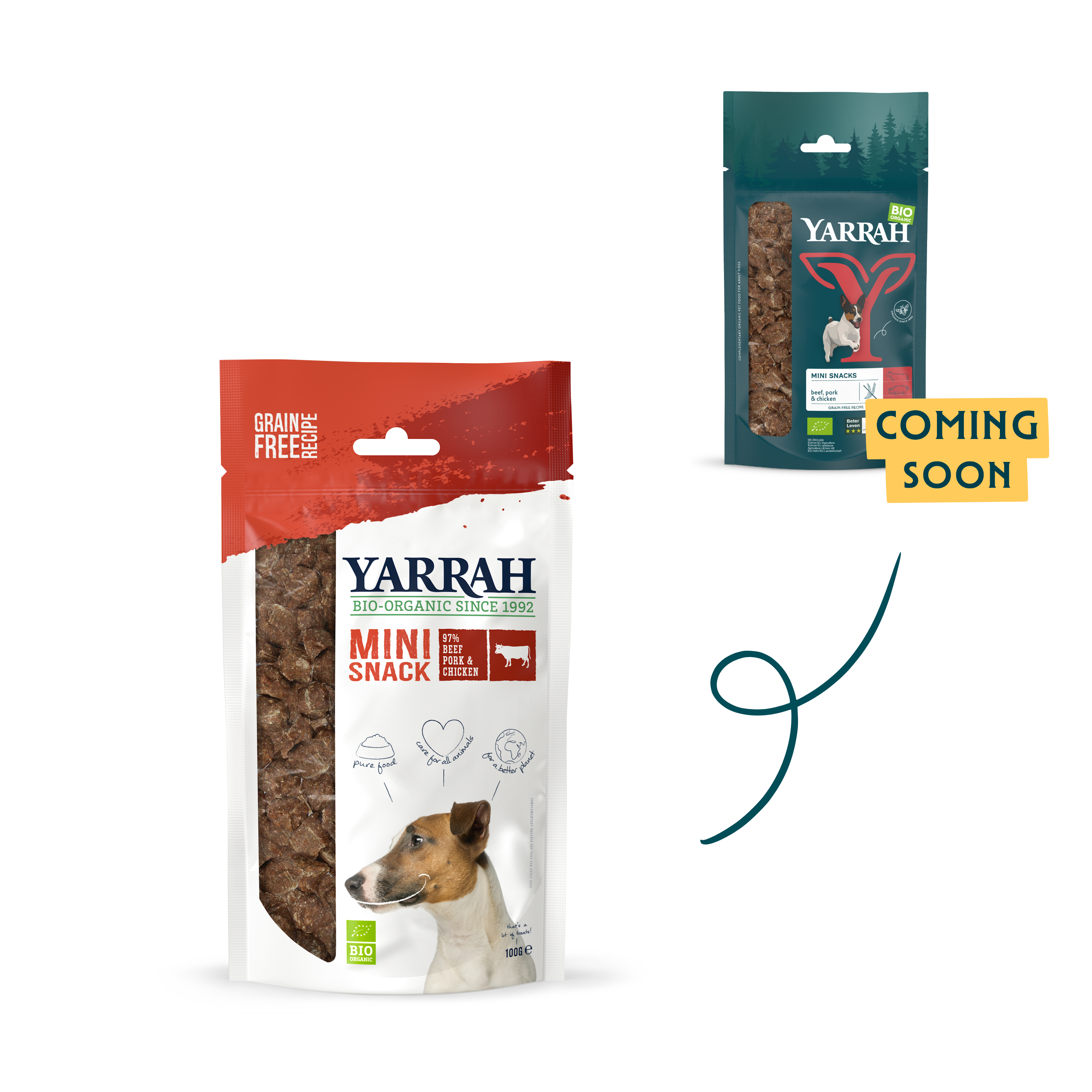 Organic mini snack for dogs