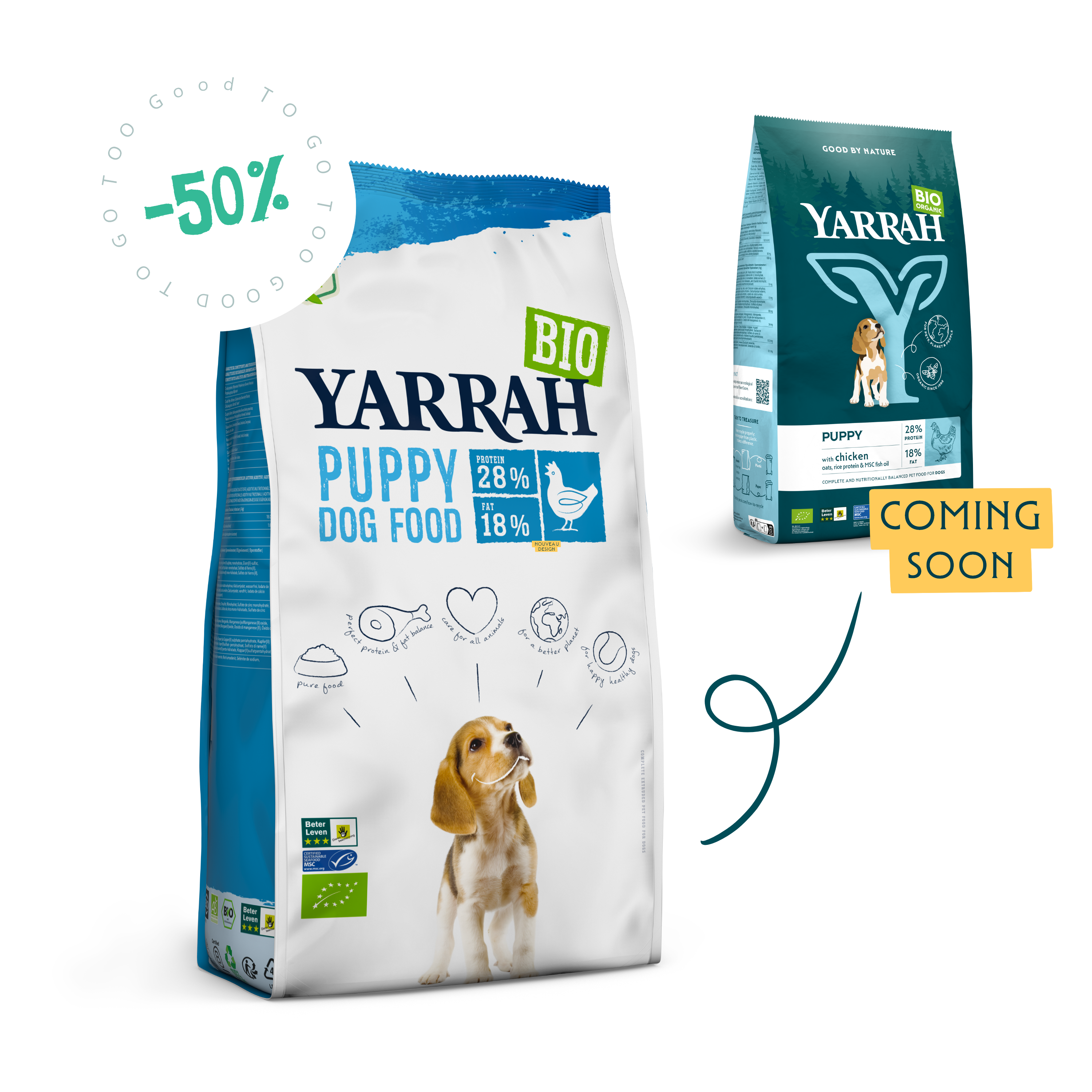 Organic Puppy dry dog food