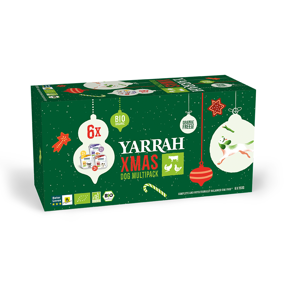 Biologisch hondenvoer Kerst Multi Pack
