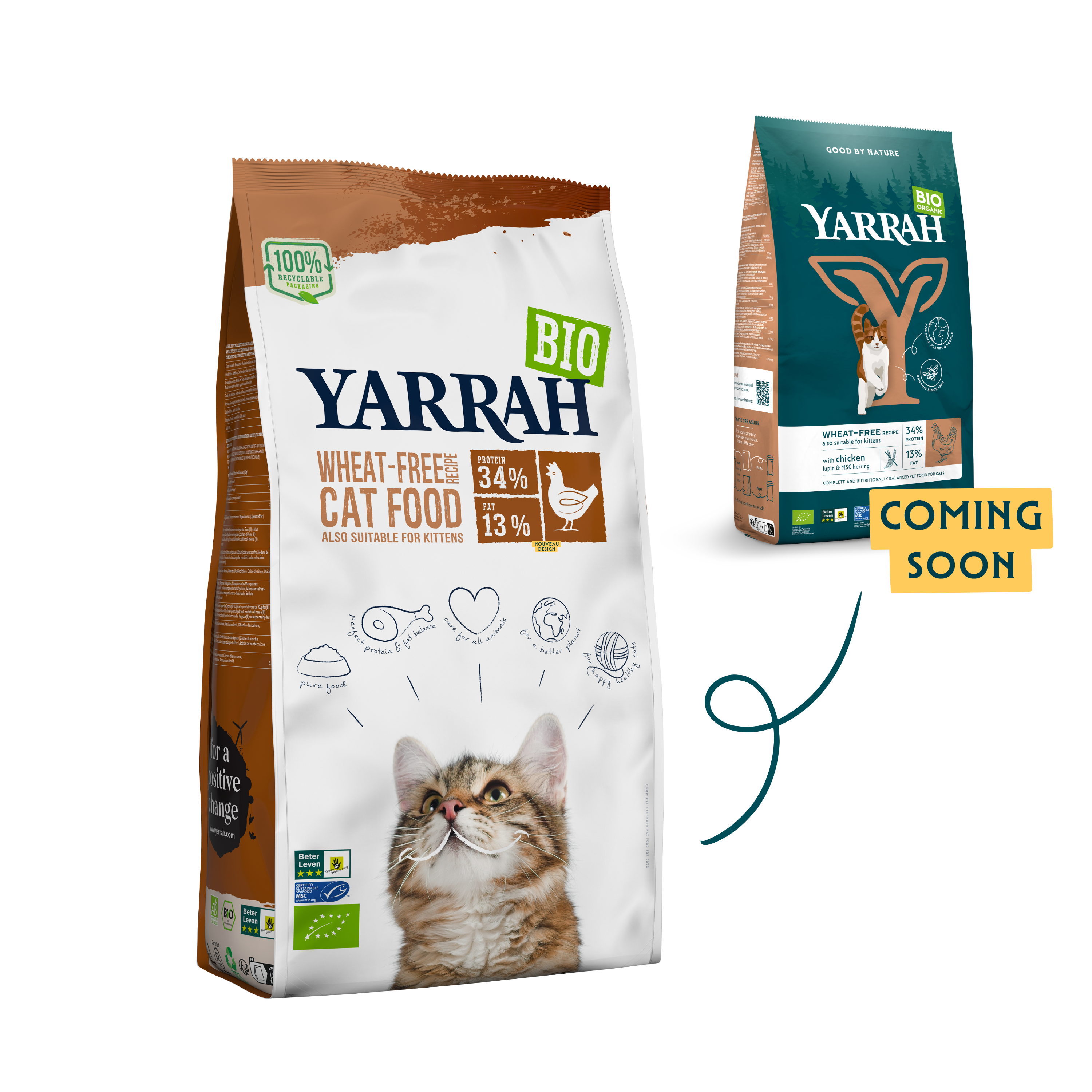 Organic Wheat-Free dry cat food
